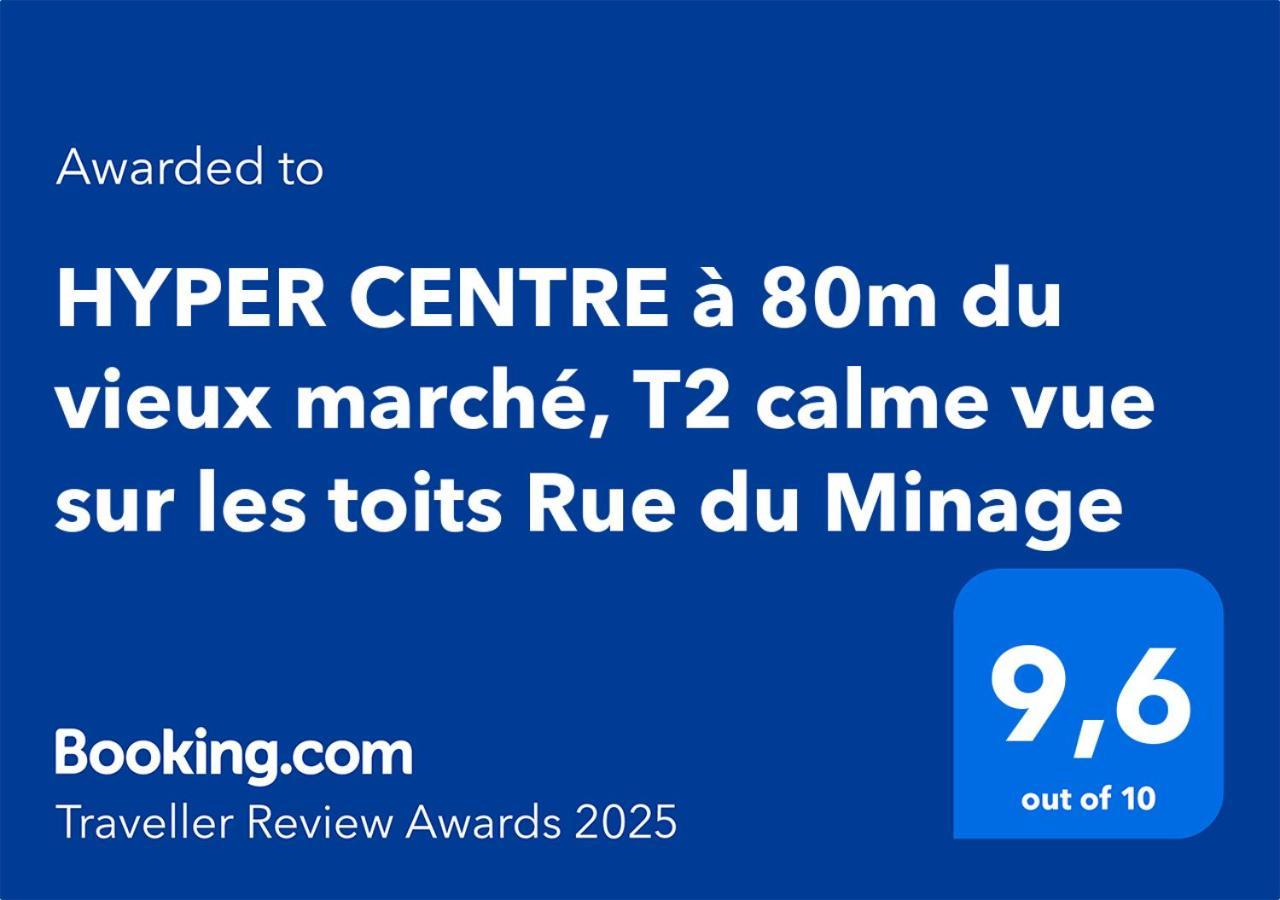 Hyper Centre A 80M Du Vieux Marche, T2 Calme Vue Sur Les Toits Rue Du Minage Apartment La Rochelle  Exterior photo